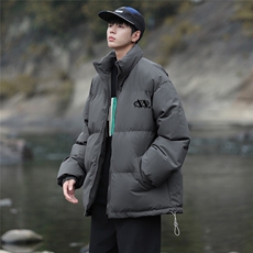 港风新款冬季时尚百搭情侣立领加厚棉服外套MY62061P85控118，男装棉衣，电商A268A