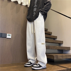抖音得物品质百搭休闲卫裤212-2-DY149-特P40加绒特P45，男装休闲裤，星座808A-1