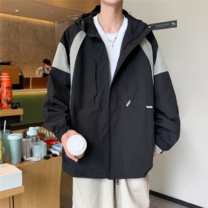 秋季青春流行男夹克文艺潮冲锋衣外套 RW120 P75图片