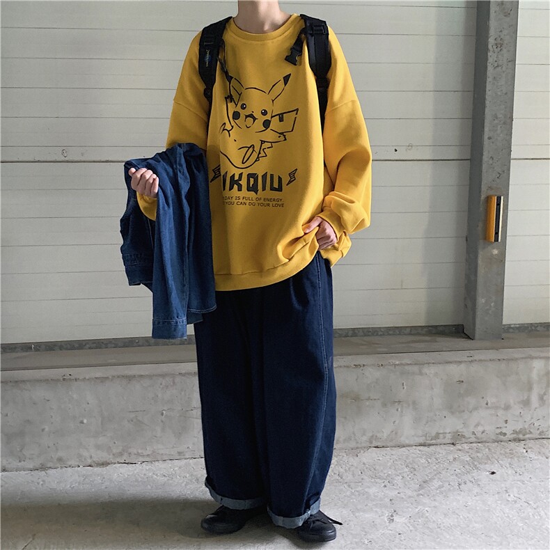 S6078-P35春季圆领卫衣男大码韩版宽松长袖外套男,男装卫衣,电商A040
