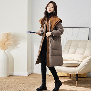 现货羽绒服女连帽新款短款小个子面包服时尚宽松休闲保暖轻暖外套图片