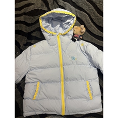 1506A/G79260/P94奶蓝色雪花刺绣连帽贝壳棉服冬季，男装棉衣，星座1506A