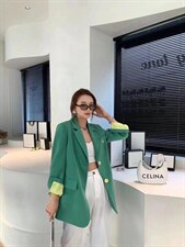 撞色西装4色，女装西装，欧妮卡蒂蔓