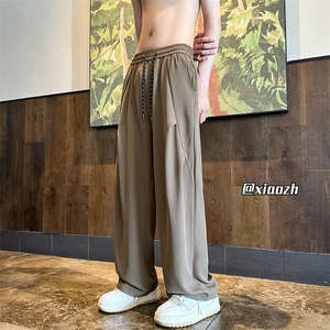 XZ616 夏季侧边压褶设计款休闲裤冰丝西装裤 TY1034 特P30控58图片