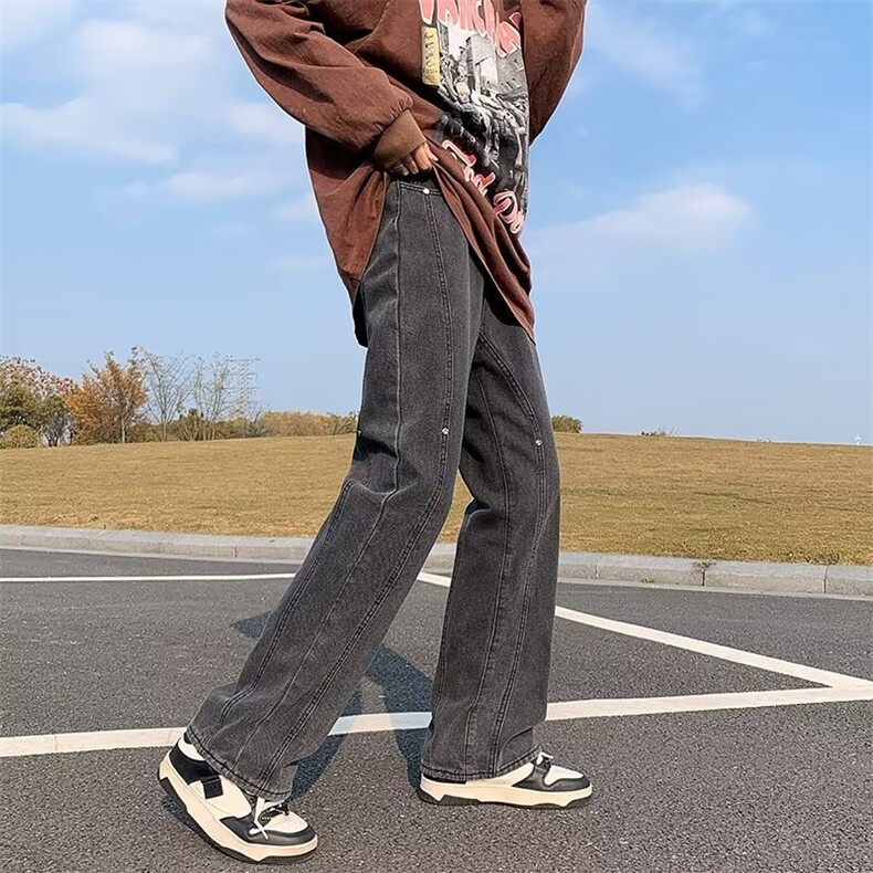 牛仔裤男春季潮大码休闲裤子高街NT742P43,男装牛仔裤,星座1116-2