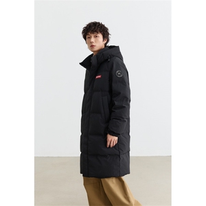新标90%绒 有报告中长款连帽宽松羽绒服外套 Y5003/P350图片