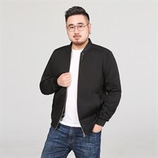 春装新款男士夹克衫男上衣薄款休闲外套XL-8XL加肥大码8809款，男装夹克，星座802