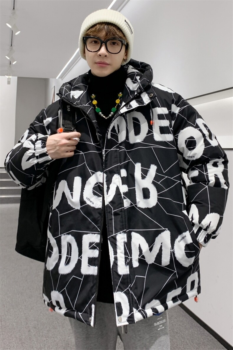 情侣风2026冬季新款90%白鸭绒连帽羽绒服男XZ109-Y1260-P218,男装羽绒服,星座109