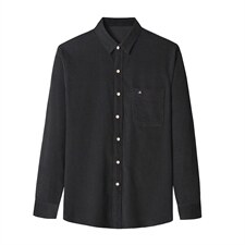 衬衫男长袖商务秋季纯色衬衣男士内搭中年纯棉寸衫BJY8805-P80，男装衬衫，电商B212（原钱塘6029）