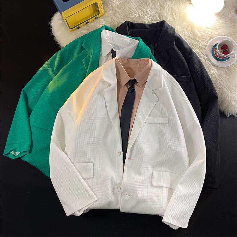 D201-DM165-P65秋冬新款港风宽松潮流帅气百搭男装西服装外套,男装西服,电商D321-1