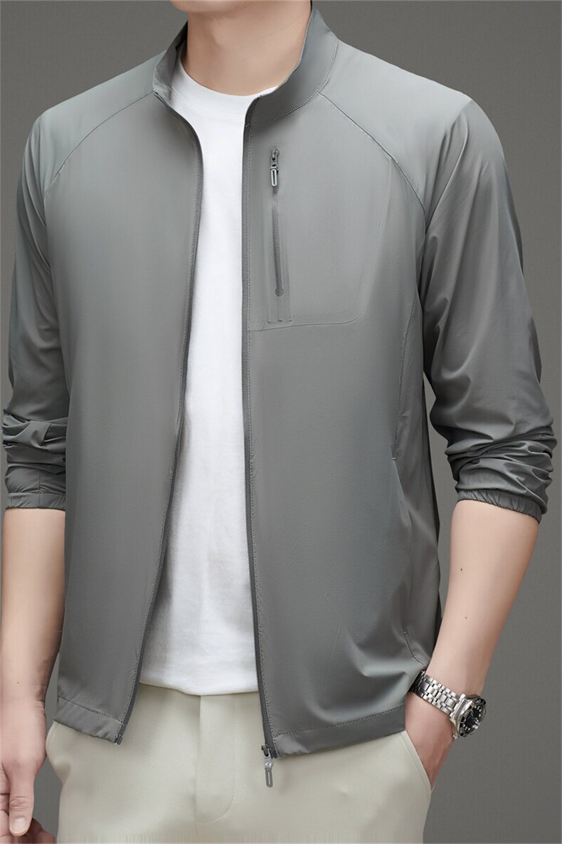 BGW833258春夏男士透气皮肤衣冰丝外穿防晒服薄款户外免烫外套,男装夹克,电商B360