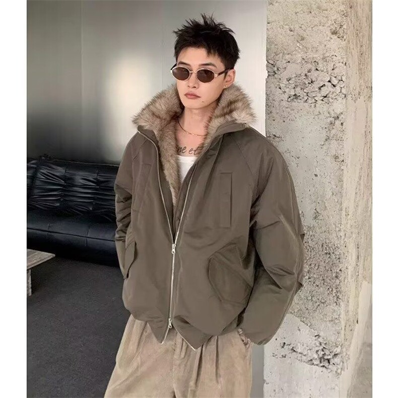 1506/QR-W8710/P91新款冬季棉服棉衣男生保暖图片