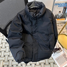 现货美式高街休闲夹克冬季立领纯色三防户外工装加厚棉服外套，男装夹克，电商A486