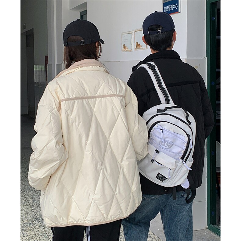 冬季新款美式学生韩系棉服女棉衣菱格棉袄外套C609-90,男装棉衣,星座911-2(原星座613-2）