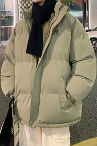 外景冬季重磅复古加厚面包服男宽松保暖棉衣立领外套MF00876/P90图片