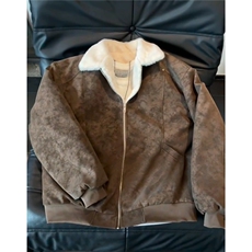 1506-1/JM881/P94新品男装棒球领麂皮绒夹克男士棒球服纯色外套1，男装夹克，星座1506-1