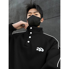 运动休闲刺绣polo领卫衣男cp109-特p65，男装卫衣，电商B371
