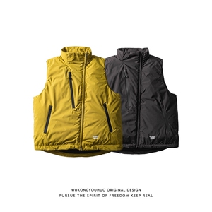 冬季复古山系户外羽绒马甲男潮牌保暖羽绒服外套MJ2267 P95图片