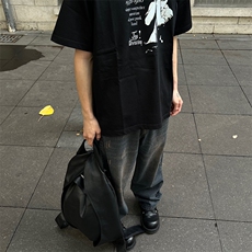 春夏季美式复古牛仔裤宽松痞帅休闲阔腿微喇裤子男潮778-P45，男装牛仔裤，电商A178