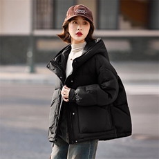 短款羽绒服女冬季2024新款高端洋气小个子云朵泡芙面包服外套，女装羽绒服，靓衣阁