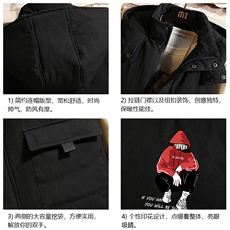 MJ47051-P80马甲男士大码加厚背心男坎肩男砖墙，男装背心/马甲，电商A040A