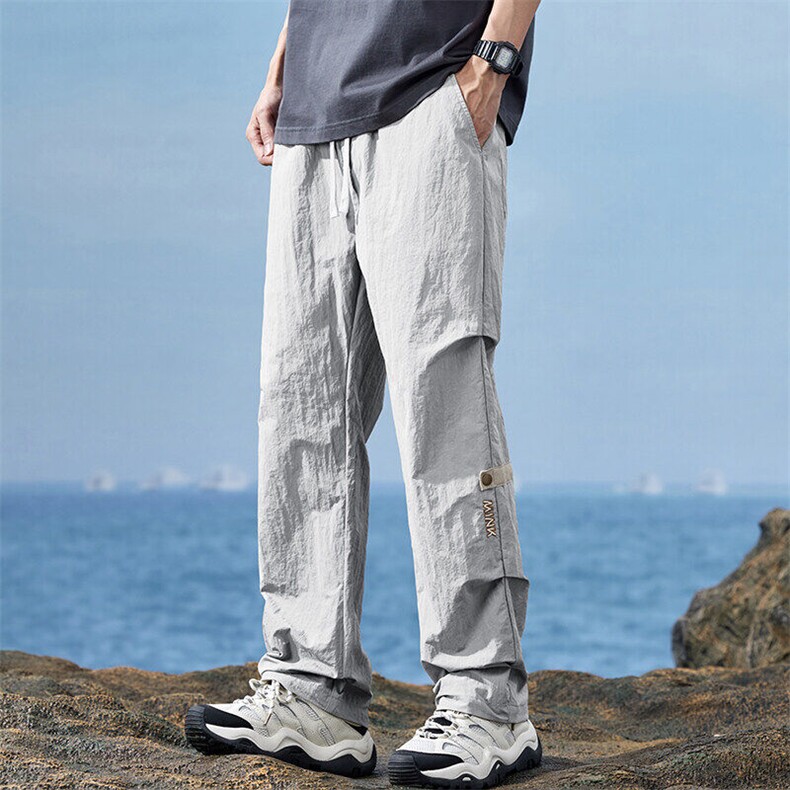 冲锋裤男夏季速干裤子机能风工装直筒户外伞兵登山裤Z9807B-P40图片