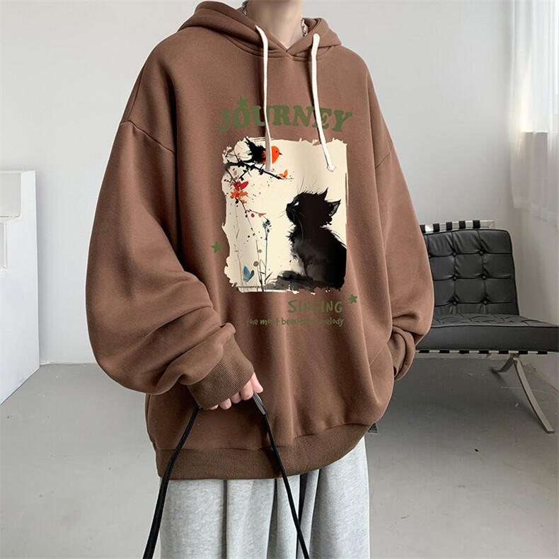 连帽卫衣男大码胖子帽衫大号运动服WY2433-P35,男装卫衣,电商A040