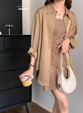 香丽迪网红chic高级感丝滑醋酸外披两件套，其它，香丽迪1