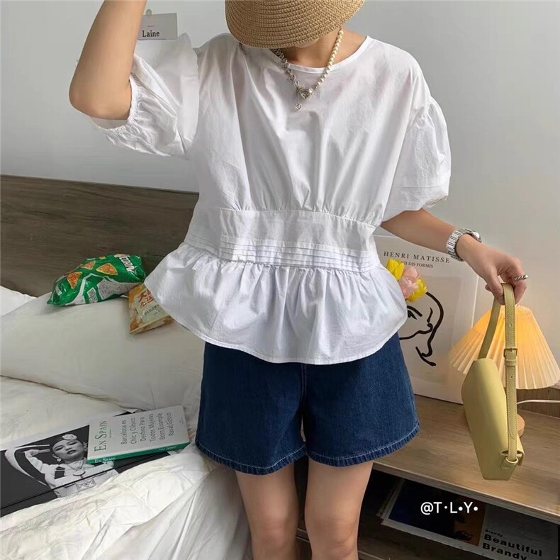 韩版清新衬衫，女装衬衫，依多坊