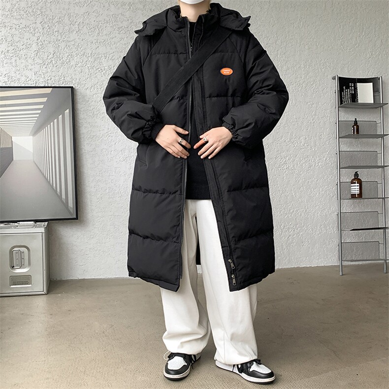 8XL-M特大码2024年冬季港风羽绒服男加厚连帽棉衣棉服YRFC01P220，男装羽绒服，电商D206-1