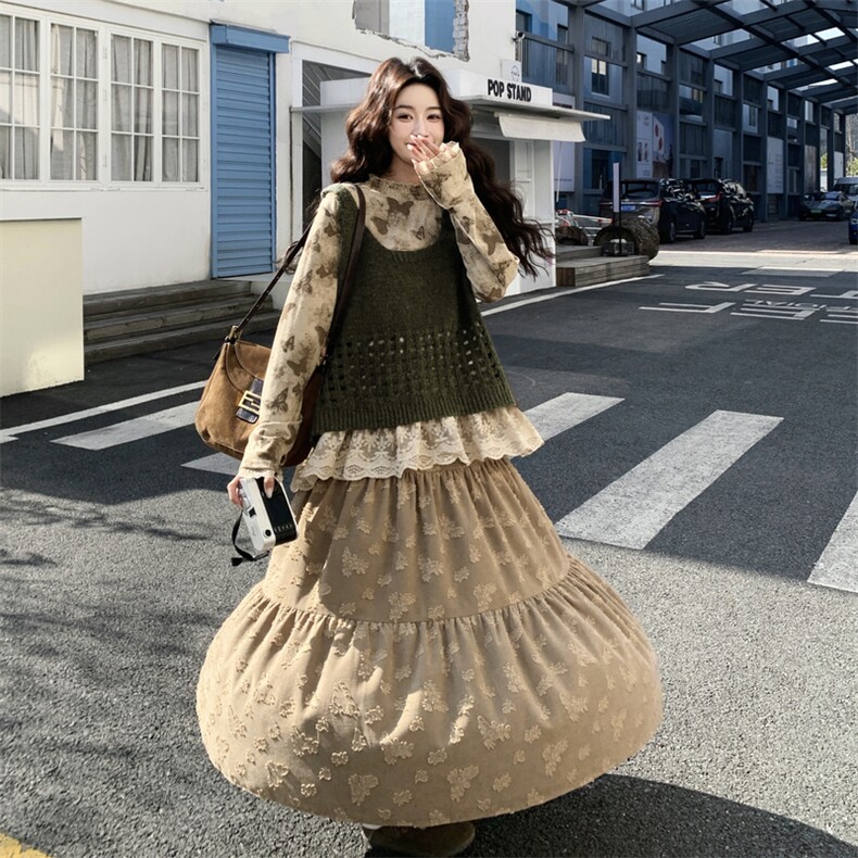 2026春装xian货田园风三件套2C090-9058-P195-K298,女装套装/套裙,2C090
