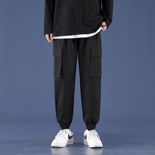 潮流百搭2021休闲工装大口袋九分裤1289-特批：40，男装休闲裤，星座718-1