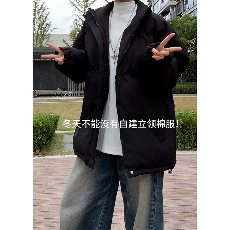 现货高品质美式高街冬季重磅三防加厚羽绒棉衣厚外套面包棉服,男装棉衣,电商A486