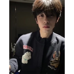 【有货】DV593-批60新款百搭日系流行潮流时尚文艺卫衣刺绣纯棉图片