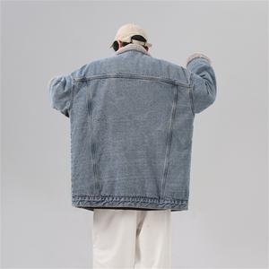 现货棉服男冬季棉衣外套羊羔绒翻领加厚毛领保暖外套MY2223-P125图片