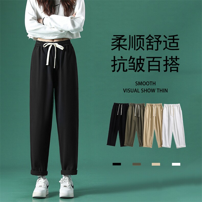 潮流2022舒适休闲风九分运动裤  K626-P34图片