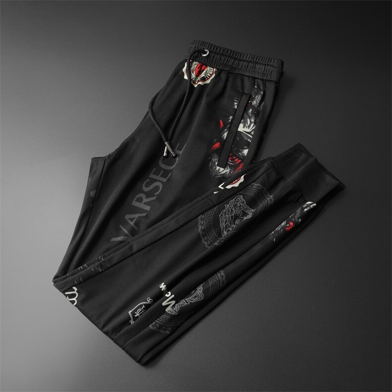 2021春夏新款韩版潮流花色休闲裤男修身束脚裤QT6027-8093,男装休闲裤,电商D218