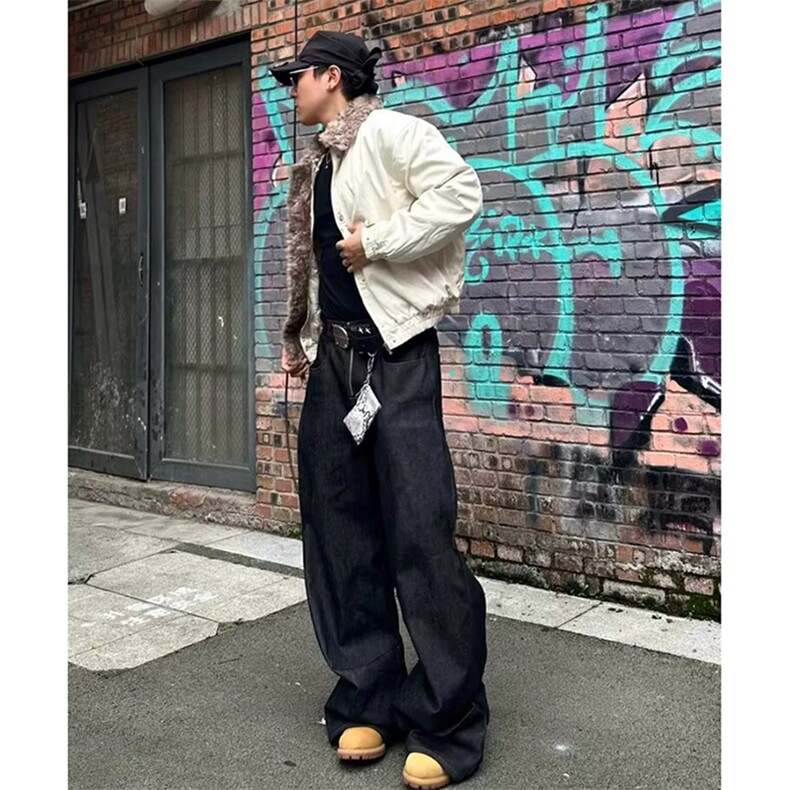 网图冬季美式座山雕翻领毛领棉衣保暖夹克棉服A025-FY1320-P90,男装夹克,电商A025