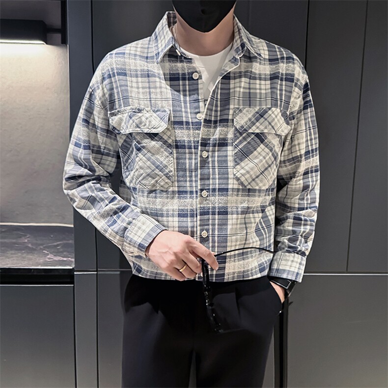新款社会小伙秋冬男加厚寸衫型夹克男店主棉外套JK827-P68控98,男装夹克,星座301B-1