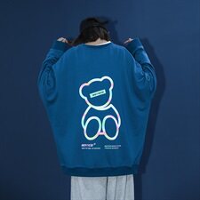 男士宽松套头潮流圆领青春休闲卫衣上衣外套9710/，男装卫衣，星座1506-1