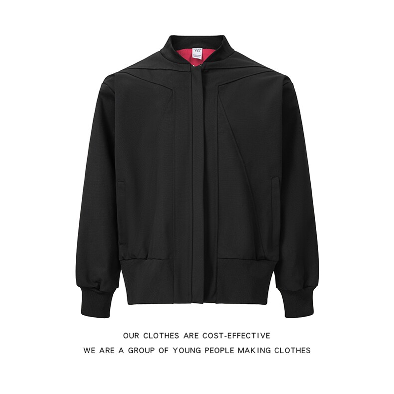 美式飞行员夹克男秋季短款外套垫肩廓形工装棒球服JK0719-P63,男装夹克,星座308B-2