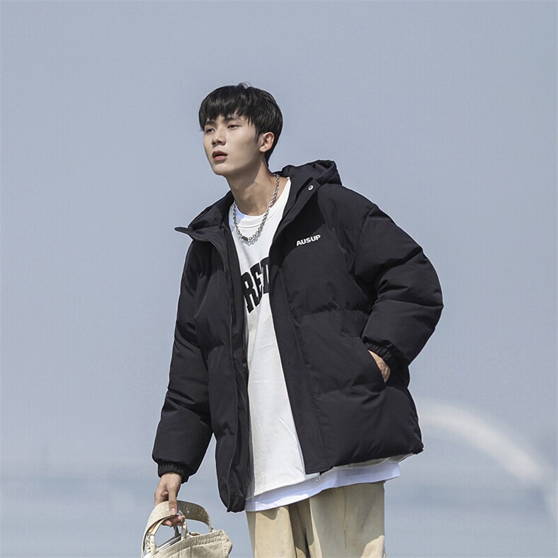 现货高品质连帽宽松版棉衣面包服外套Y606P78直播,男装棉衣,星座1904A-1