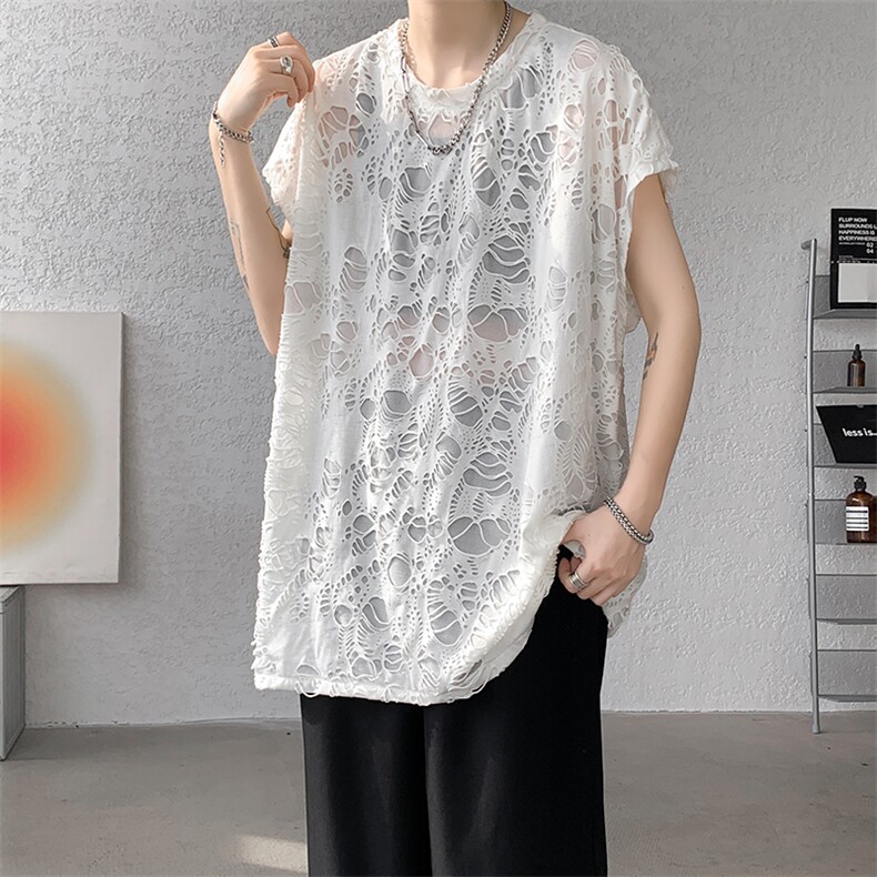 8XL-M重磅！特大码短袖T恤背心男宽松休闲百搭篮球服DX318P28,男装背心/马甲,电商D206-1