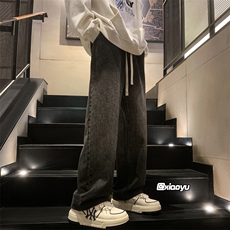 XZ616大码秋季新款百搭设计感休闲渐变牛仔裤TY963P50控68，男装牛仔裤，星座512A（原616）