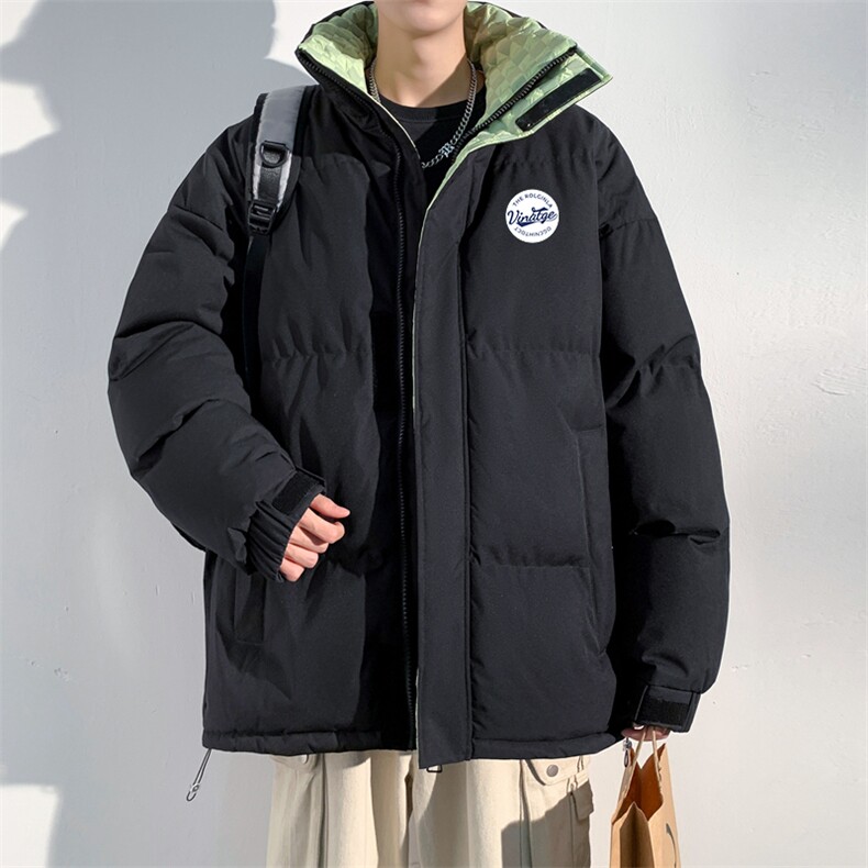 抖音得物品质深度库存三防面料假两件格子棉衣外套棉服66627特P85,男装棉衣,电商A486