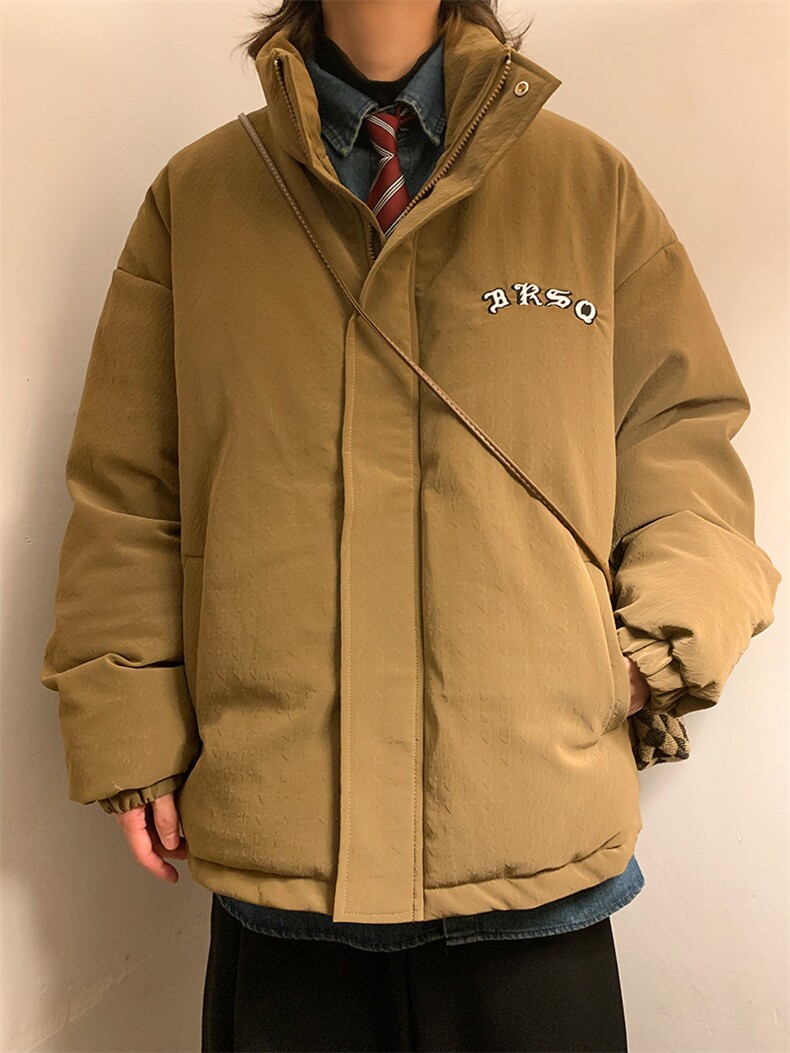 冬季新款2023千鸟格刺绣皮衣面包服A316-1-Y71P138控188,男装皮衣,星座906（原电商a316-1）