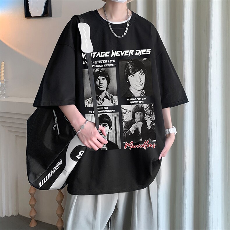 230g重磅纯棉短袖t恤男大码半袖半截袖DX17451-P20,男装T恤,电商A040