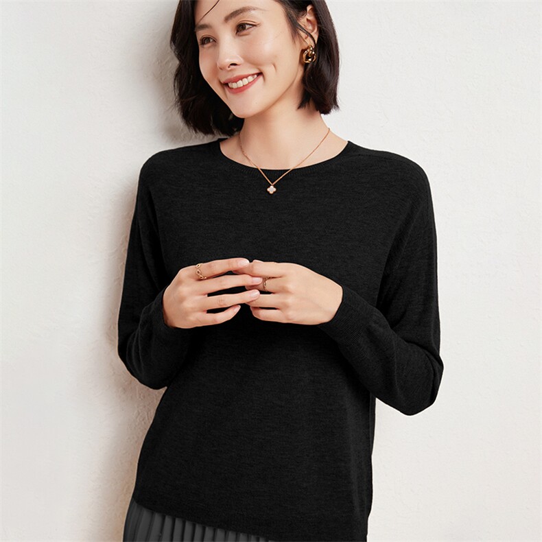 打底衫女2025年春季新款气质内搭气质套头毛衣,女装羊毛衫,蚂蚁派对工厂直营店
