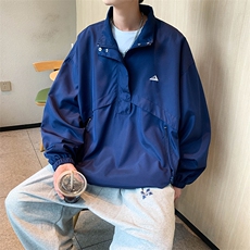 Wt207-P56秋季新款半拉链立领冲锋衣，男装夹克，星座1501-1