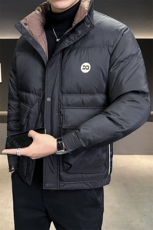 2025新款冬季男士羽绒服短款帅气立领鸭绒外套B204-YR68055P178，男装羽绒服，电商B240